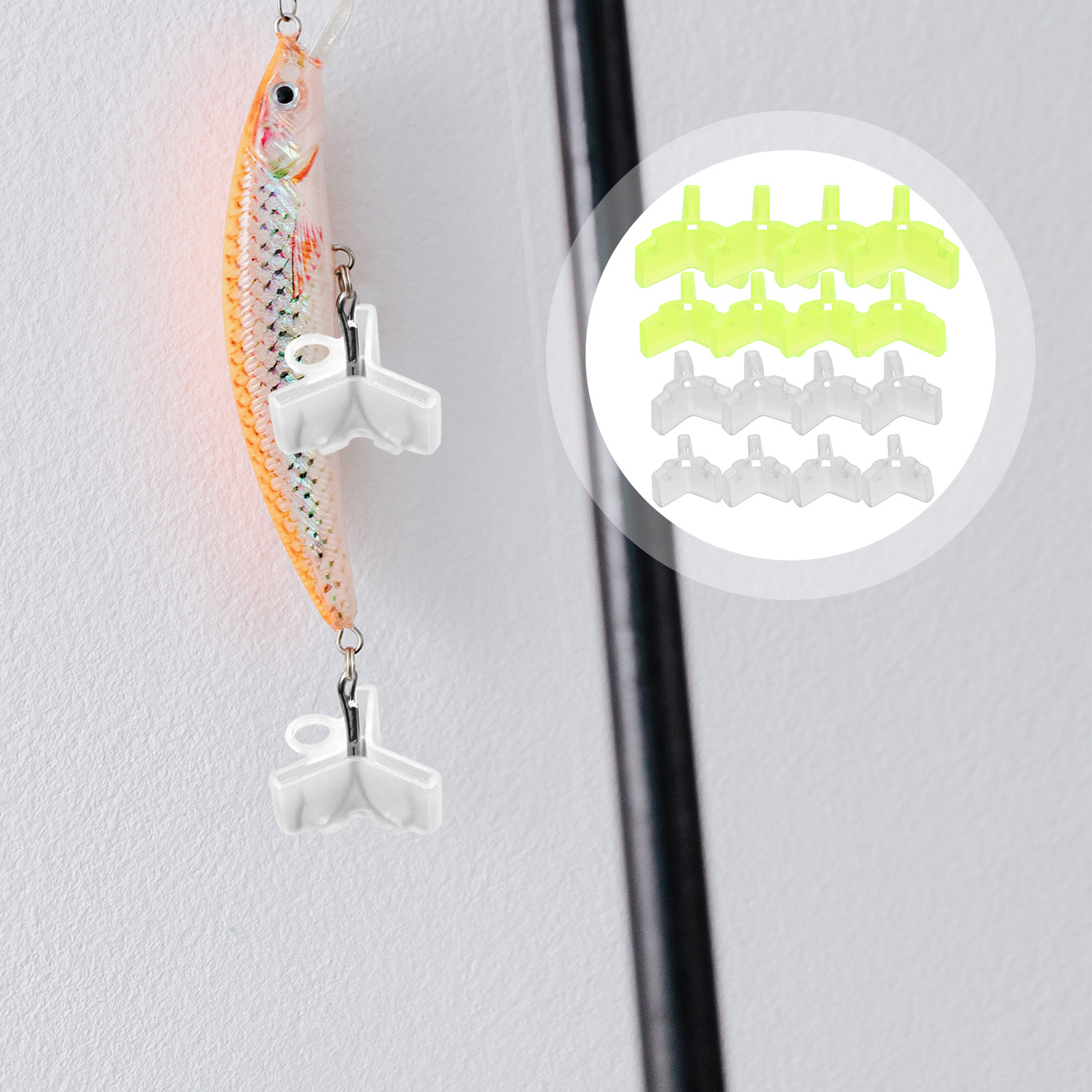 Fishing Equipment Carp - 240 قطعة من واقيات خطافات الصيد،