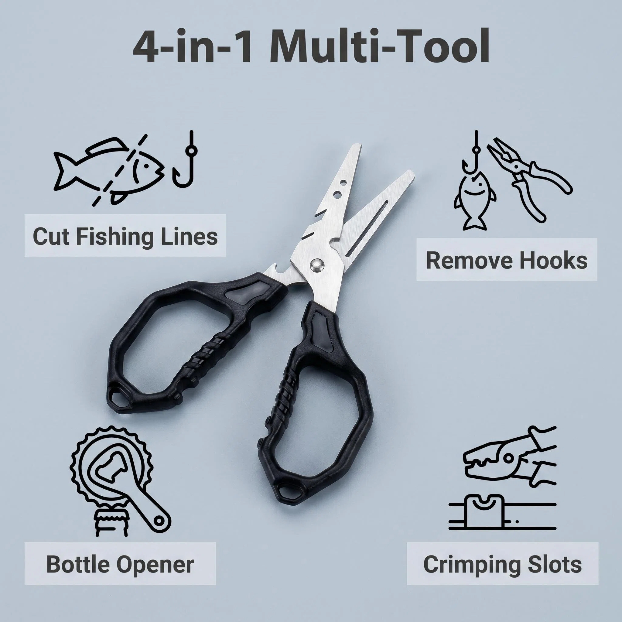 مقص صيد متعدد الوظائف من الفول - مراجعة Fishing Equipment Price وسعره