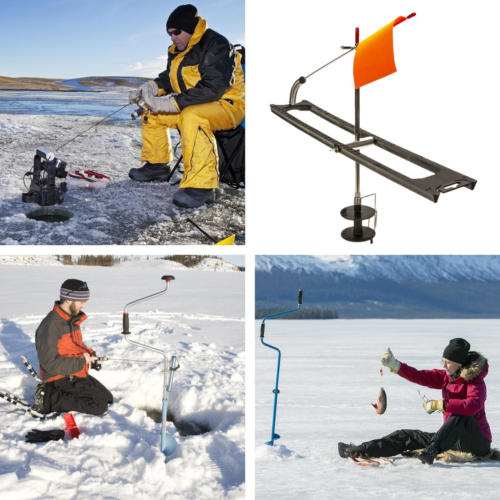 الجليد الصيد تلميح حتى أعلام ا - مراجعة Ice Fishing Tip Up وسعره